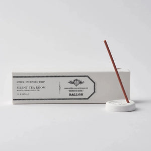 Incense stick with packaging on a white background