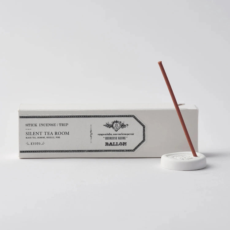 Incense stick with packaging on a white background