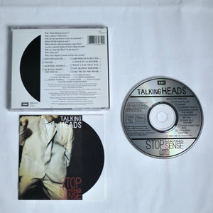 Talking Heads 'Stop Making Sense' album and CD on a white background