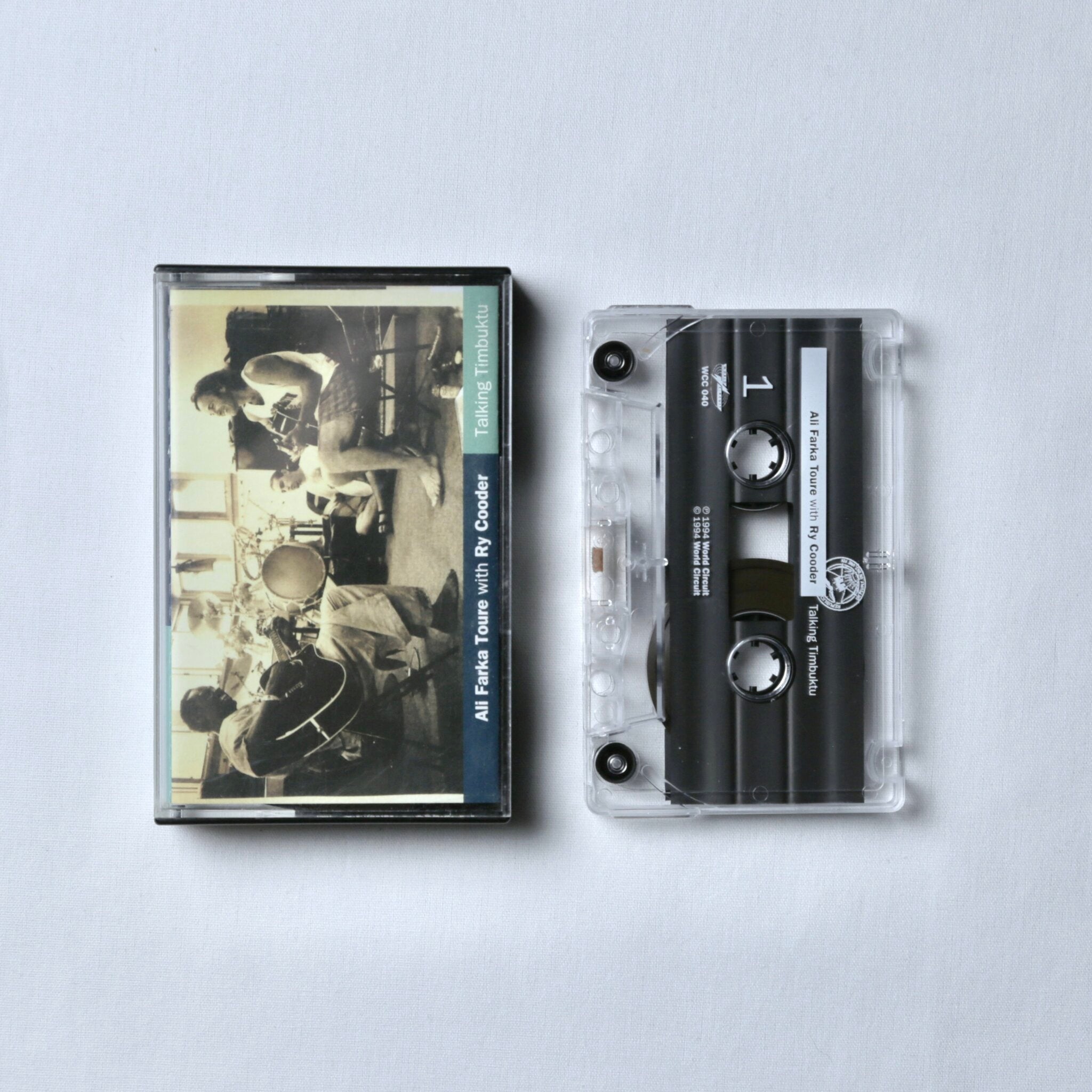 Ali Farka Toure cassette with photograph on cover