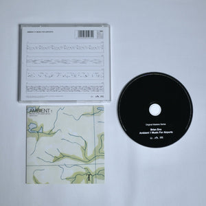 CD and cover with 'Ambient 1' by Brian Eno on an off white background