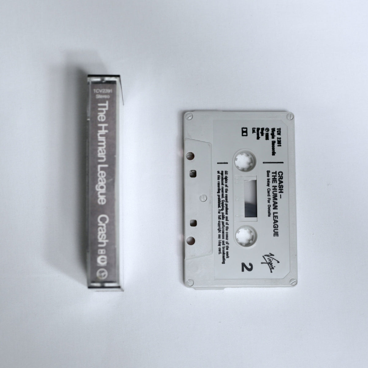 The Human League Crash cassette and spine