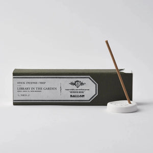 Incense stick with packaging on a white background