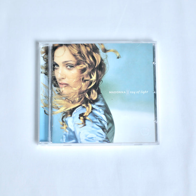 Madonna 'Ray of light' CD on an off white background